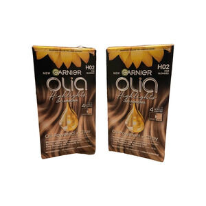 Lot of 2 Garnier Olia Highlights H02 For Blondes Hair Coloring New Sealed